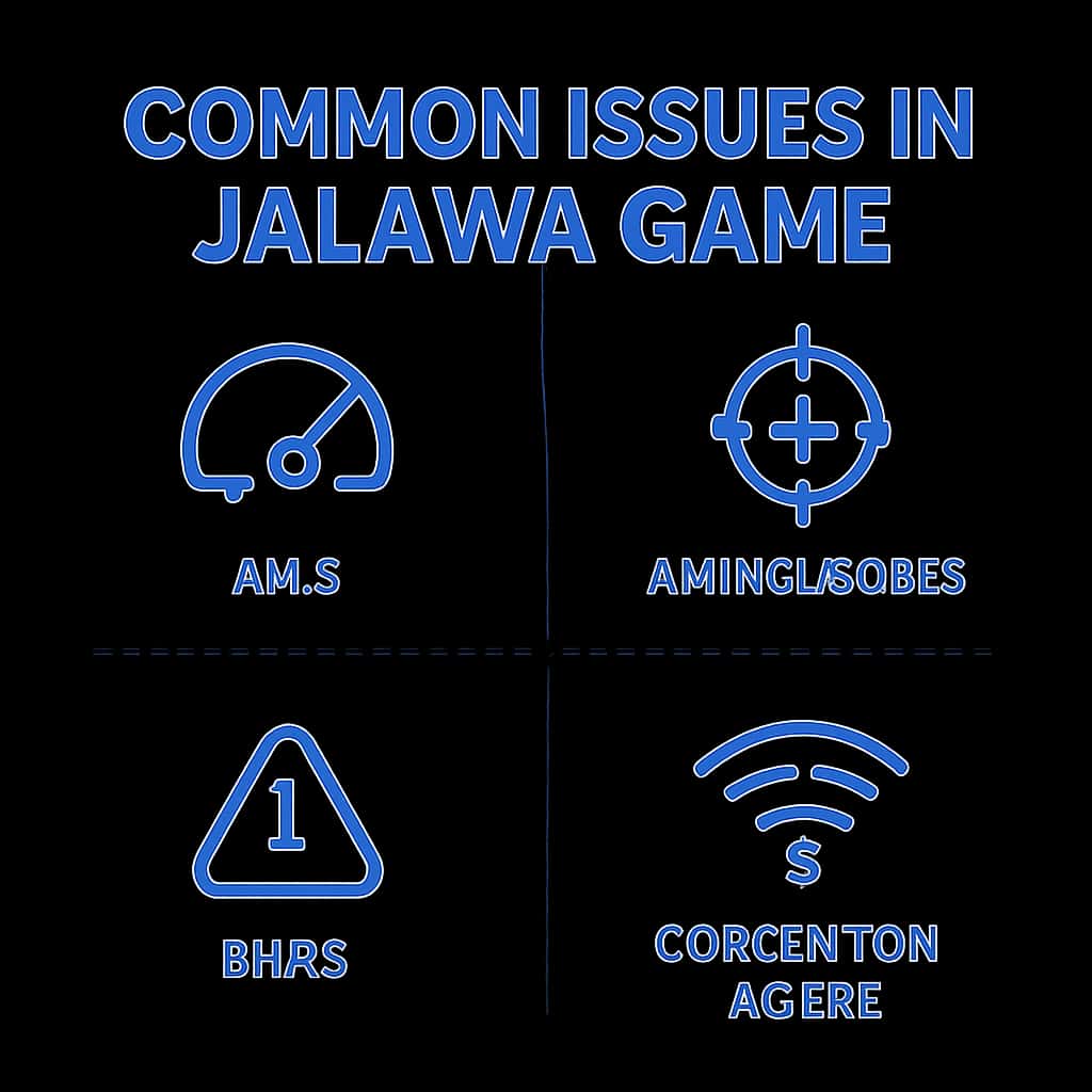 An educational diagram detailing common issues in the Jalawa Game.
