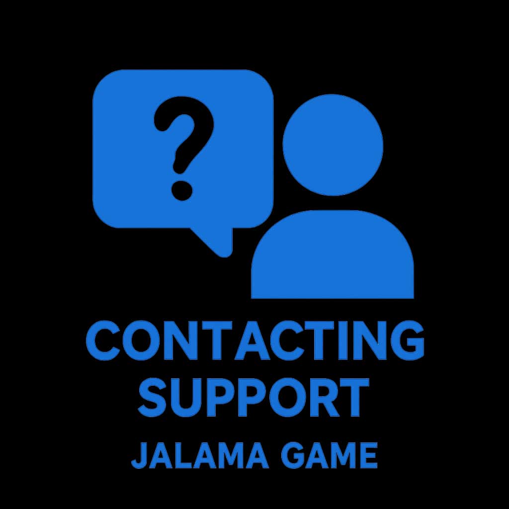 Icon representing Jalawa Game support contact options.