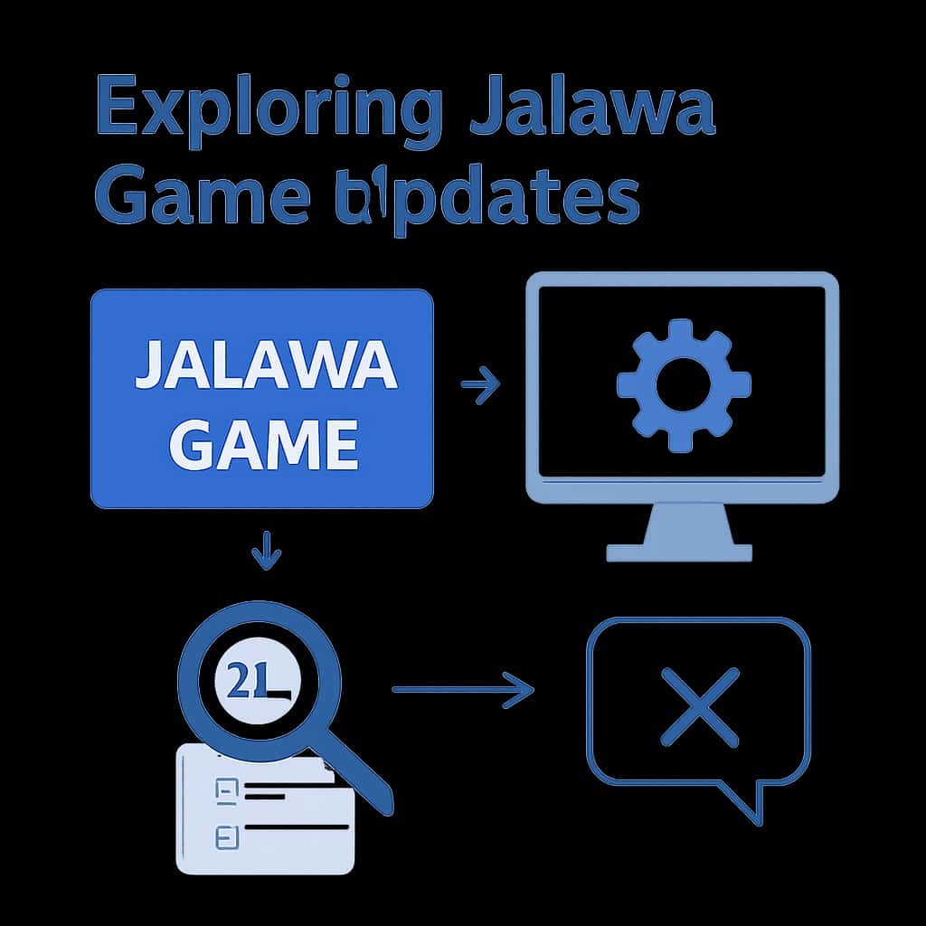 Illustration explaining the update process for Jalawa Game.