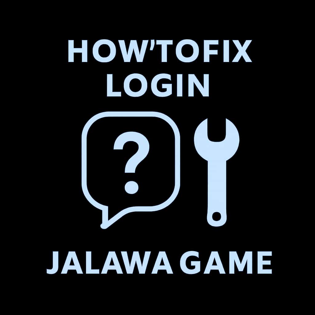 Icon representing login assistance for Jalawa Game.
