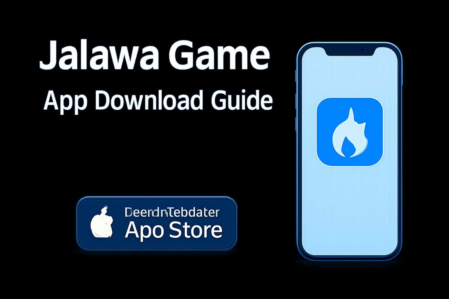 An informative visual showcasing the Jalawa Game app download process.