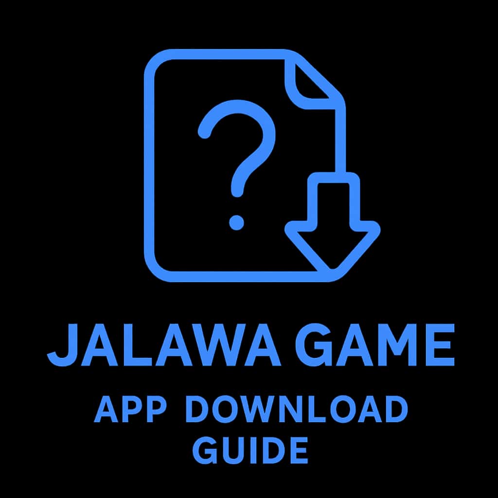 An icon representing the Jalawa Game app download guide.
