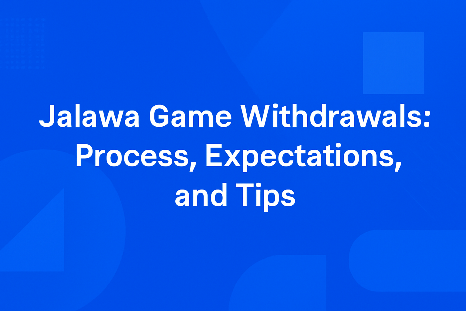 Informational scene depicting optimization strategies for Jalawa Game.