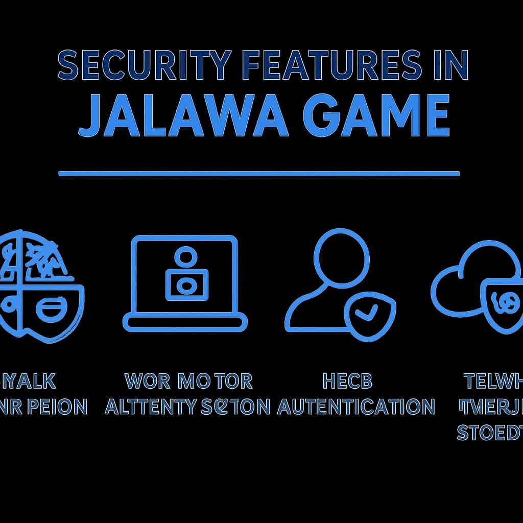 An educational diagram of security features in Jalawa Game.