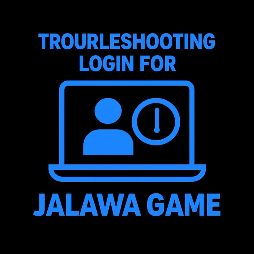 An icon representing assistance with Jalawa Game login troubleshooting.