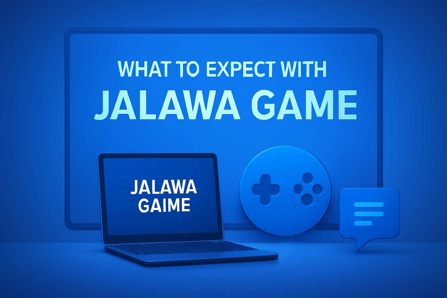 An informative scene representing the Jalawa Game platform.